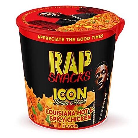 Rap Snacks Louisiana Hot & Spicy Chicken ICON Ramen Noodle - Rabbit Habit 