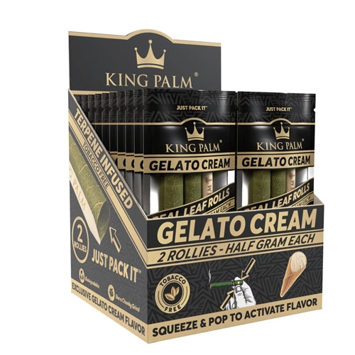 King Palm Gelato Cream 2 Mini rolls