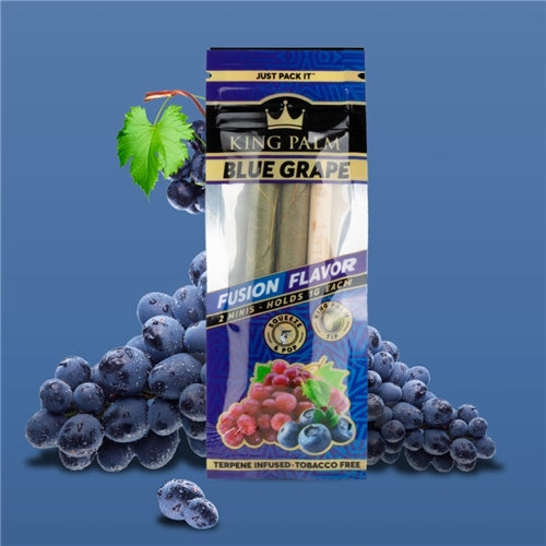 King Palm Blue Grape 2 Mini Rolls