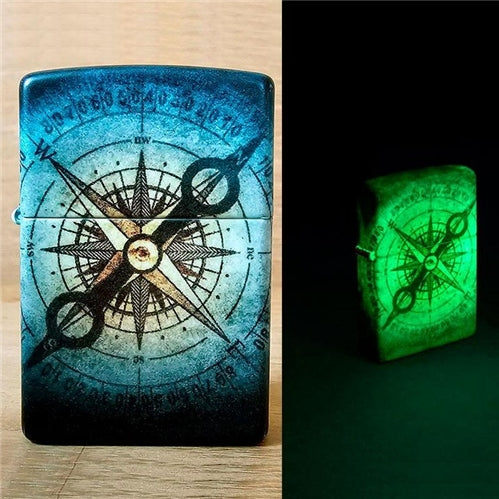 Zippo 48562 Compass Ghost Design