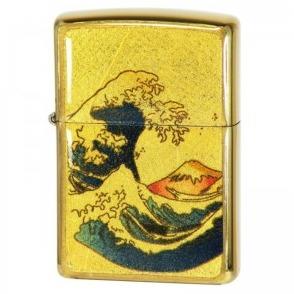 Zippo - Gold Foil NAMIFUJI - Rabbit Habit 