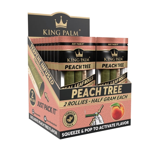 King Palm Peach Tree 2 Mini rolls