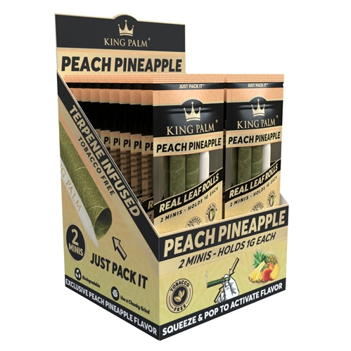 King Palm Peach Pineapple 2 Mini rolls