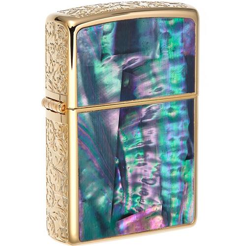 Zippo - ZA-3-204b Two-sided Shellfish Silver - Rabbit Habit 