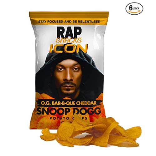 Rap Snacks - Snoop Dogg | OG Bar-B-Que Cheddar - Rabbit Habit 