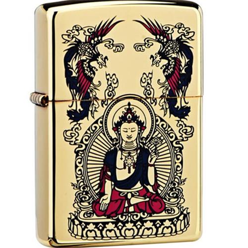 Zippo - ZBT-4-13a Kanzeon 庇佑 金色 - Rabbit Habit 