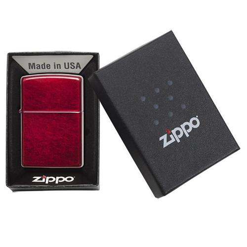 Zippo - 21063 CANDY APPLE RED MT蘋果紅 - 粉漆 - Rabbit Habit 