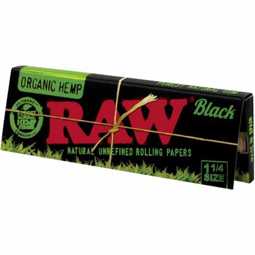 Raw Organic Black 1/4 - Rabbit Habit 