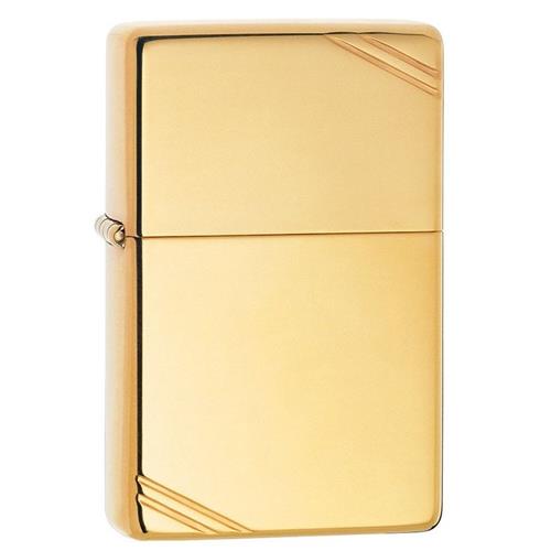 ZIPPO 270 Vintage Hi Pol Brass - Rabbit Habit 