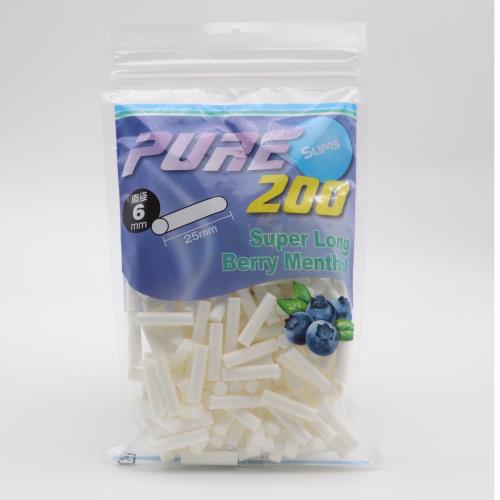 Pure - Super Long Berry Menthol 25mm 200pcs - Rabbit Habit 