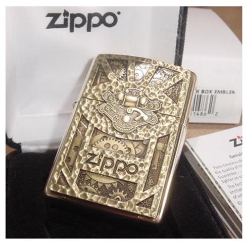 ZIPPO Steampunk Box Emblem - Rabbit Habit 