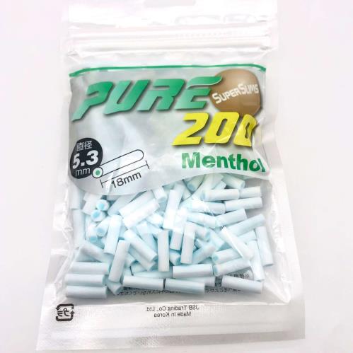 Pure - Menthol 18mm 200pcs - Rabbit Habit 