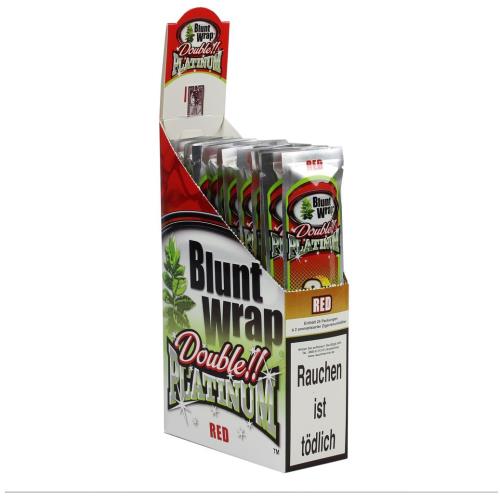 Blunt Wrap - Double Platinum Red - Rabbit Habit 