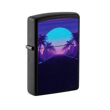 ZIPPO - 49809 sunset black light design - Rabbit Habit 