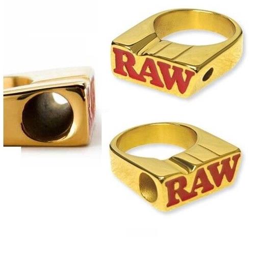 Raw smoke ring gold size 9 - Rabbit Habit 